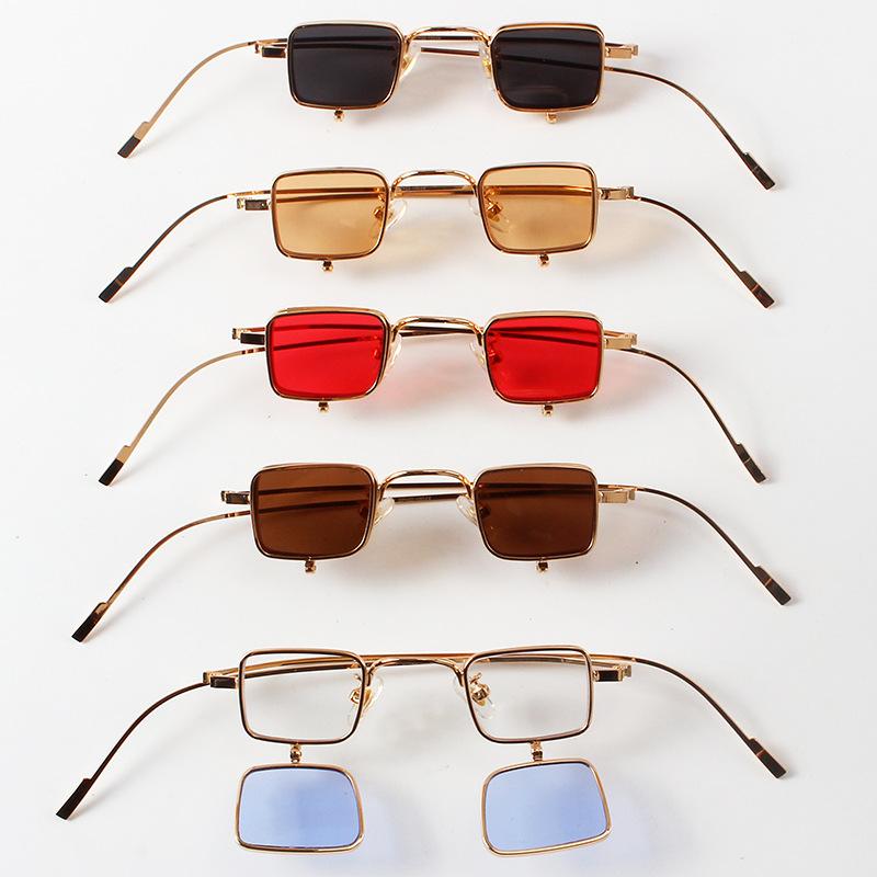 Outdoor Eyewear Vintage Punk Small Square Glasses Women For Men Sun Double Layer Flip Luxury Designer Decorative UV400
Outdoor Eyewear Vintage Punk Small Square Glasses Women For Men Sun Double Layer Flip Luxury Designer Decorative UV400