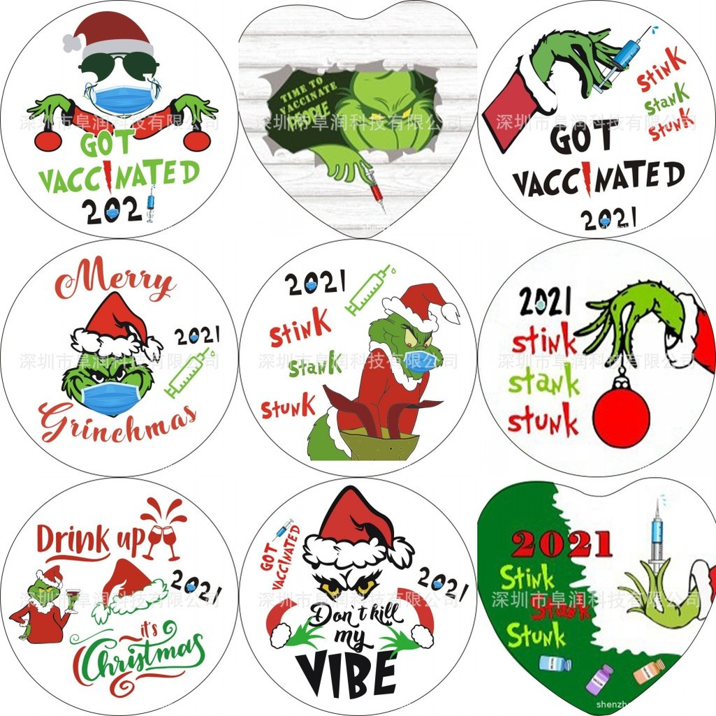 Grinch Quarantine Christmas Ornament Xmas Hanging Ornaments Personalize for Christmas Tree Decor Wearing Mask Designer 2021 To My Daughter 496
Grinch Quarantine Christmas Ornament Xmas Hanging Ornaments Personalize for Christmas Tree Decor Wearing Mask Designer 2021 To My Daughter 496
