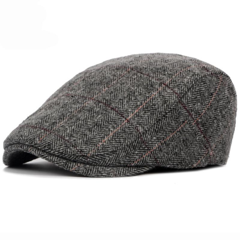 Berets Classic Vintage Striped Cap Men's Beret British Style Autumn Winter Hats Western Wool Advanced Ivy Male Outdoor Warm Hat, Black
Berets Classic Vintage Striped Cap Men's Beret British Style Autumn Winter Hats Western Wool Advanced Ivy Male Outdoor Warm Hat, Black