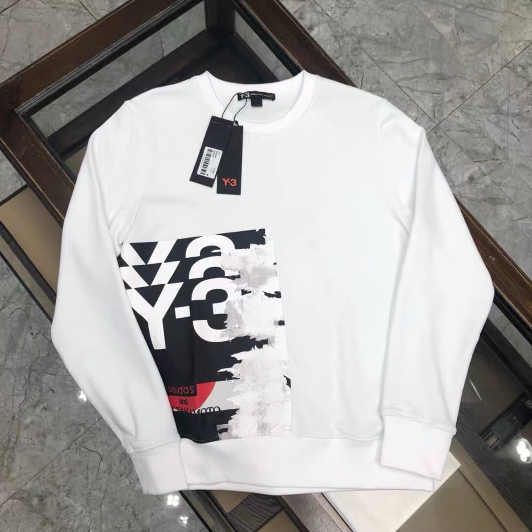 Men's Round Neck Sweater Y-3 Autumn and Winter Cotton Y3 Printing Loose Large Size Pullover Leisure, Black
Men's Round Neck Sweater Y-3 Autumn and Winter Cotton Y3 Printing Loose Large Size Pullover Leisure, Black
