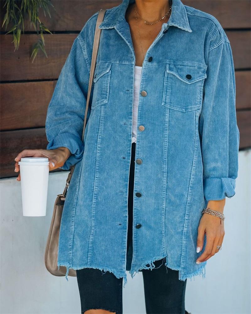Casual Long Sleeve Button Pocket Woman Shirts Turn Down Striped Loose Vintage Distressed Spring Female Blouse Shirt Tops 2021 Women' Blouse, Black
Casual Long Sleeve Button Pocket Woman Shirts Turn Down Striped Loose Vintage Distressed Spring Female Blouse Shirt Tops 2021 Women' Blouse, Black