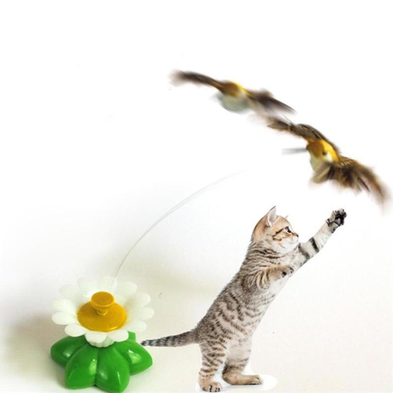 Cat Toys Interactive Toy Automatic Rotating Flying Butterfly Electric Hummingbird