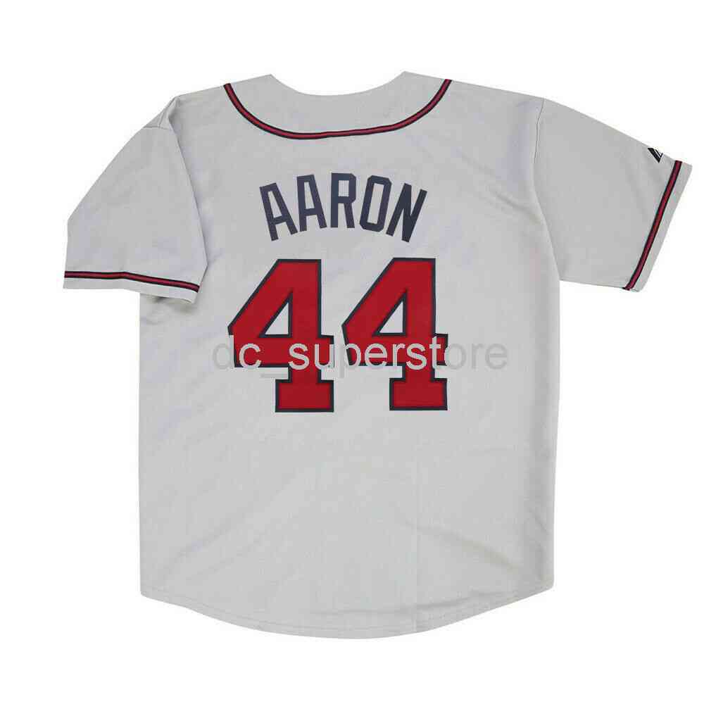 Custom sewing Hank Aaron Atlanta Grey Road Jersey Men Women Youth Baseball Jersey -6XL
Custom sewing Hank Aaron Atlanta Grey Road Jersey Men Women Youth Baseball Jersey -6XL