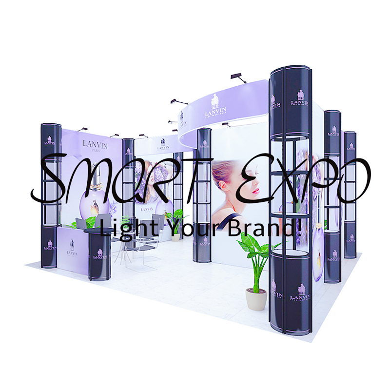 Large 20ft*20ft Convention Show Modular Stand Fabric Advertising Display Booth with Custom Full Colors Printing