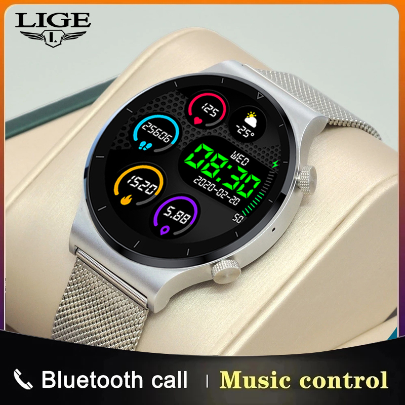 LIGE 2021 New Smart Watch Men Full Touch Screen Sports Fitness Watch IP68 Waterproof Bluetooth For Android ios smartwatch Mensg, Black
LIGE 2021 New Smart Watch Men Full Touch Screen Sports Fitness Watch IP68 Waterproof Bluetooth For Android ios smartwatch Mensg, Black