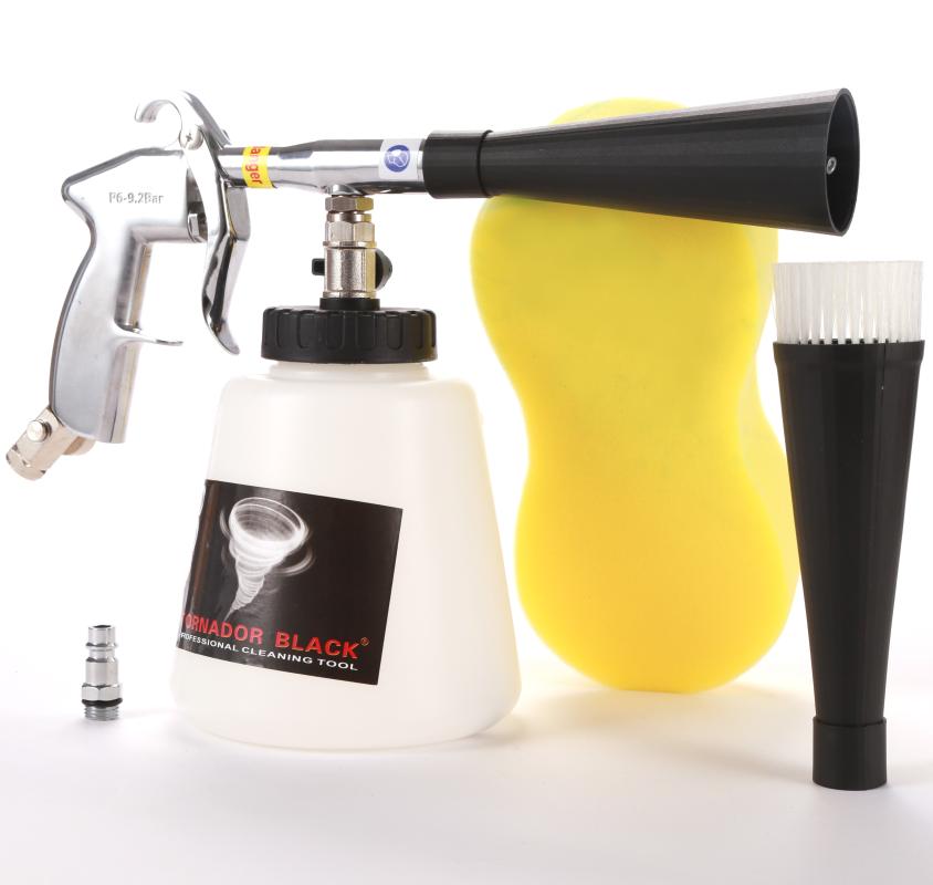 Tornador Cleaning Gun Black Z-020 Pneumatic Car Detailing Tool Air Dry Cleaner Apparatus With Metal Bearing Cyclone Water & Snow Foam Lance
Tornador Cleaning Gun Black Z-020 Pneumatic Car Detailing Tool Air Dry Cleaner Apparatus With Metal Bearing Cyclone Water & Snow Foam Lance