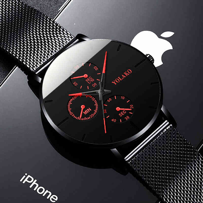 Fashion Mens Business Black Watches Luxury Stainless Steel Ultra Thin Mesh Belt Quartz Men Wrist Casual Classic Male, L black rose
Fashion Mens Business Black Watches Luxury Stainless Steel Ultra Thin Mesh Belt Quartz Men Wrist Casual Classic Male, L black rose