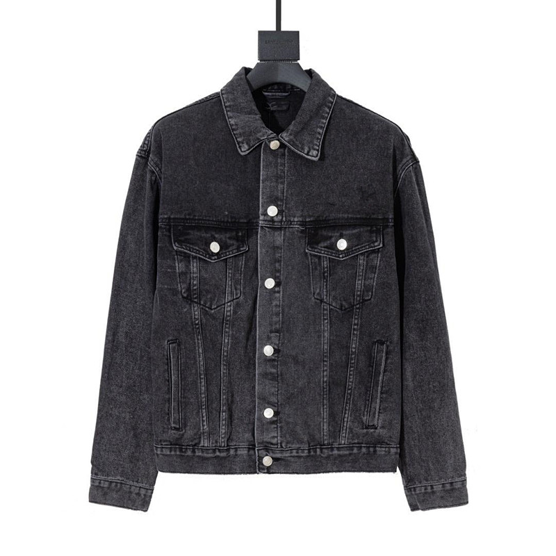 Mens Jeans Jackets couple pairs style jean jacket fashion Winter Coat print letter Casual Embroidery Stylist overcoat Outwear, Gray 
Mens Jeans Jackets couple pairs style jean jacket fashion Winter Coat print letter Casual Embroidery Stylist overcoat Outwear, Gray