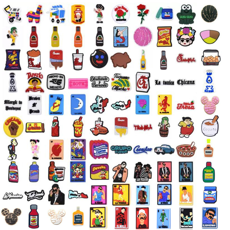 Amazon top seller 100 pcs Random Different Shoe Charms Fits for Clog Shoes Decorations Bracelet Party Favor
Amazon top seller 100 pcs Random Different Shoe Charms Fits for Clog Shoes Decorations Bracelet Party Favor