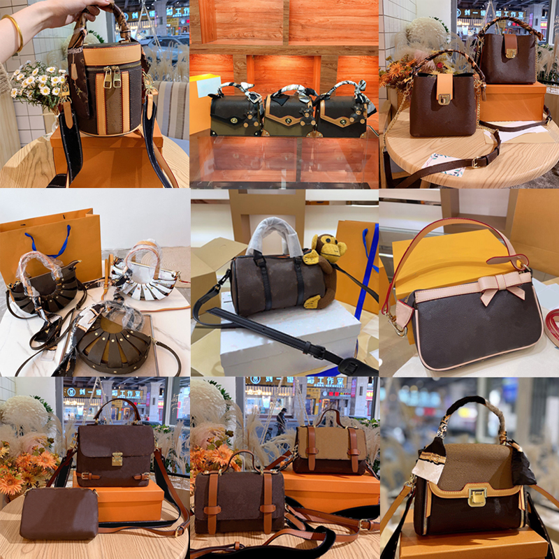 Luxurys Designers Women Fashion Bags Totes Purse Genuine Leather Brown Flower Letter Lady Handbag Crossbody Shoulder Purses Bag Classic 9 Styles
Luxurys Designers Women Fashion Bags Totes Purse Genuine Leather Brown Flower Letter Lady Handbag Crossbody Shoulder Purses Bag Classic 9 Styles