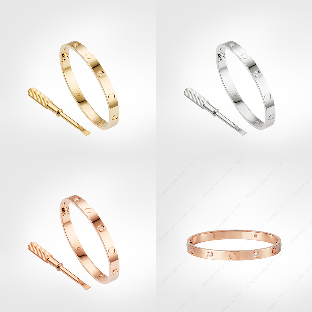 Bangle love screw bracelet 4 Diamonds classic designer 5.0 gold bracelets jewelry women Titanium steel Gold-Plated Never fade Not allergic
Bangle love screw bracelet 4 Diamonds classic designer 5.0 gold bracelets jewelry women Titanium steel Gold-Plated Never fade Not allergic