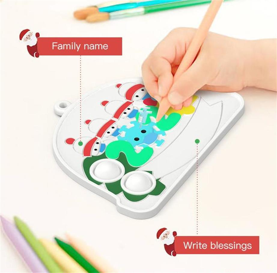 Christmas Fidget Toys Push It Bubble Antistress Toys New Year Anti-stress Sensory Gifts Reusable Squeeze Gifts Stress Reliever Pencil Bag Coin Purse 2022
Christmas Fidget Toys Push It Bubble Antistress Toys New Year Anti-stress Sensory Gifts Reusable Squeeze Gifts Stress Reliever Pencil Bag Coin Purse 2022