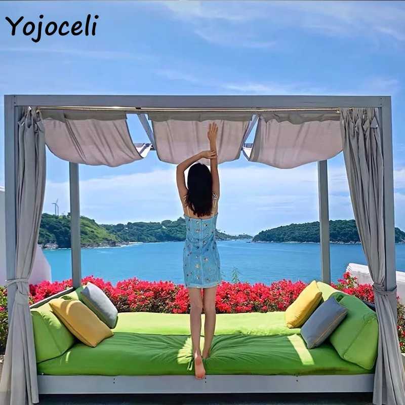 Yojoceli bling sequins star dres party club bow mini elegant cool strap 210609