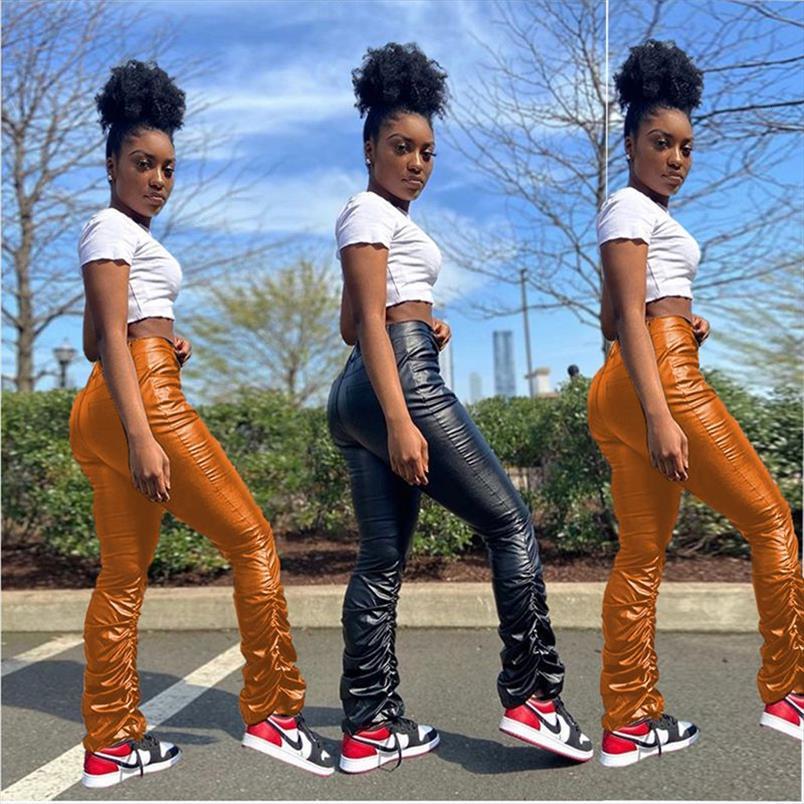 pu faux leather stacked womens pants leggings high waist pencil trousers draped jogger streetwear lounge sweatpants, Black;white
pu faux leather stacked womens pants leggings high waist pencil trousers draped jogger streetwear lounge sweatpants, Black;white