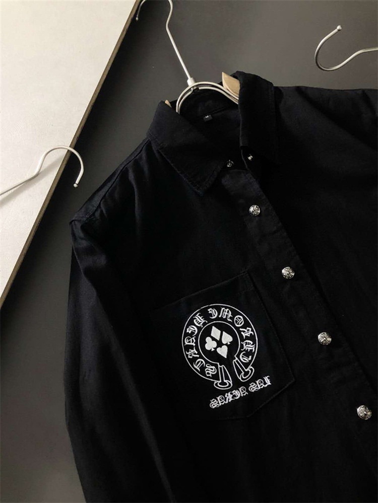embroidery Fashion brand chromehearts crosin Sanskrit hot drill cross shirt denim jacket, Black;brown
embroidery Fashion brand chromehearts crosin Sanskrit hot drill cross shirt denim jacket, Black;brown