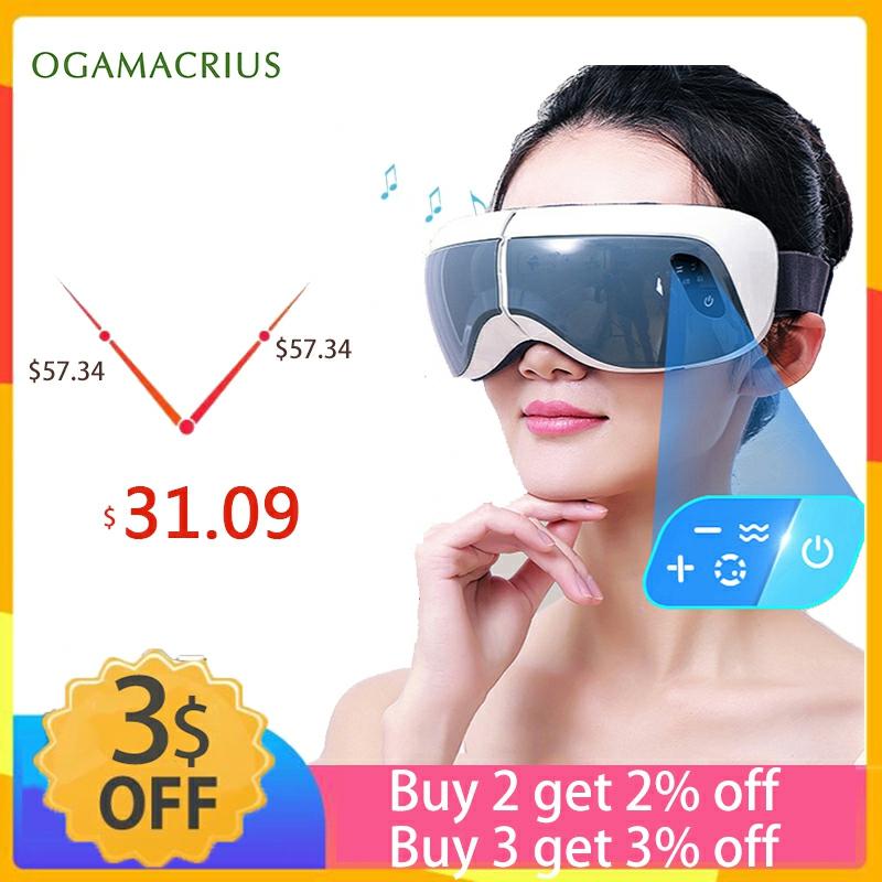 Ogamacrius New Electric Smart Massager Eyes Glasses Rechargeable Adjustable Pressure Heating Air Pressure Music Gift
Ogamacrius New Electric Smart Massager Eyes Glasses Rechargeable Adjustable Pressure Heating Air Pressure Music Gift