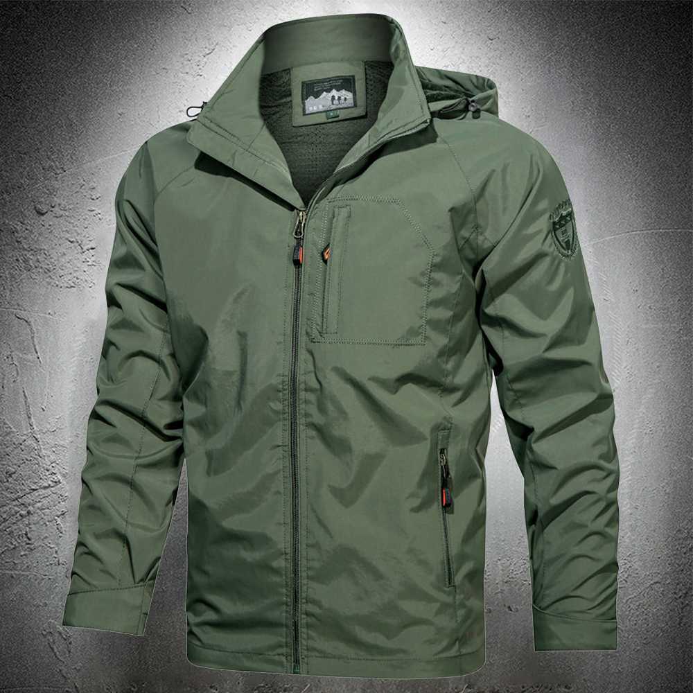 Spring Men Jacket Outdoor Windbreaker Hooded Coat Men's Trekking Hiking Jacket Casual Lightweight Military Thin Jackets 2021 X0621, Navy
Spring Men Jacket Outdoor Windbreaker Hooded Coat Men's Trekking Hiking Jacket Casual Lightweight Military Thin Jackets 2021 X0621, Navy