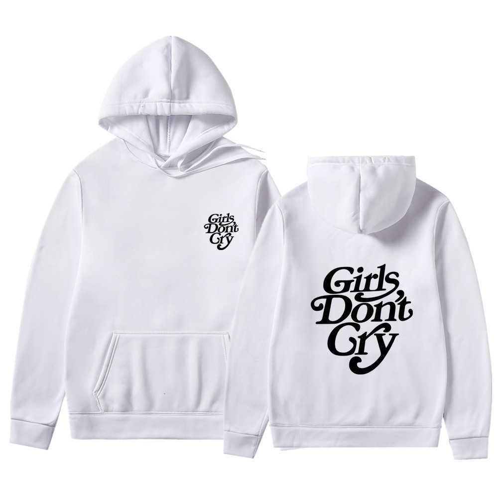 Street Fashion Girls Don't Cry Men Hoodies Sweatshirts Harajuku Sweatshirt Autumn Winter Oversized Hoody Teen Couple Clothing H0910