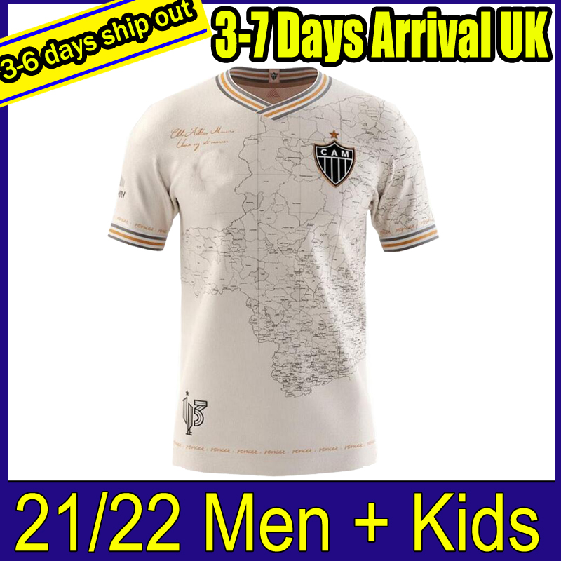 Atletico Mineiro Football 2021 Home Soccer Jersey Men 3rd Black Soccer Shirt Adult train Uniform Fast delivery 3-7 days to UK, Ivory
Atletico Mineiro Football 2021 Home Soccer Jersey Men 3rd Black Soccer Shirt Adult train Uniform Fast delivery 3-7 days to UK, Ivory