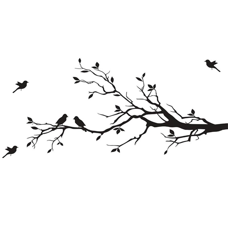 Wall Stickers Birds On Branches Tree Decals Decorative Sticker Bedroom Arts Classical Black Removable Bird
Wall Stickers Birds On Branches Tree Decals Decorative Sticker Bedroom Arts Classical Black Removable Bird