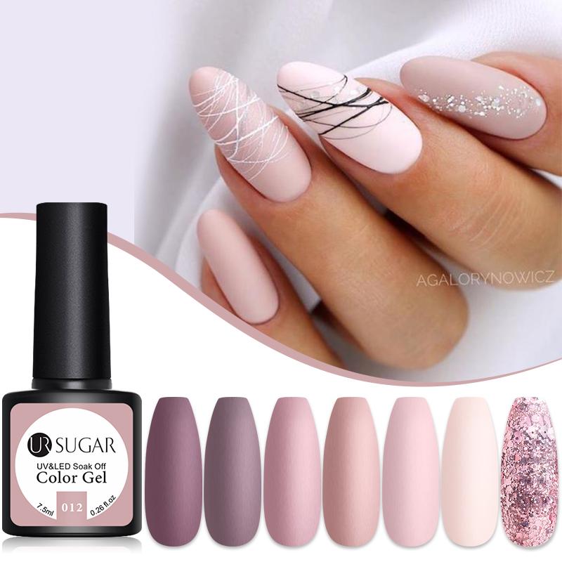 Nail Gel UR SUGAR Pink Glitter Sequins Polish 7.5ml Nude Color Soak Off UV LED Varnish For Art Base Top Coat, Red;pink
Nail Gel UR SUGAR Pink Glitter Sequins Polish 7.5ml Nude Color Soak Off UV LED Varnish For Art Base Top Coat, Red;pink