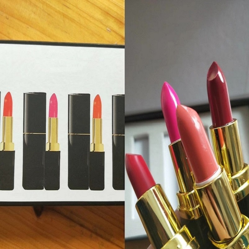 Lips Makeup Matte Lipstick 4color lip sticks make up cosmetic 4pcs/set, Mixed color
Lips Makeup Matte Lipstick 4color lip sticks make up cosmetic 4pcs/set, Mixed color