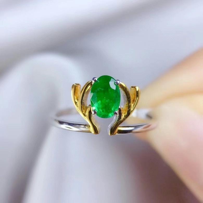 Cluster Rings Fashion Personality Tulips Natural Green Emerald Gem Ring S925 Silver Gemstone Women's Girl Office Jewelry
Cluster Rings Fashion Personality Tulips Natural Green Emerald Gem Ring S925 Silver Gemstone Women's Girl Office Jewelry