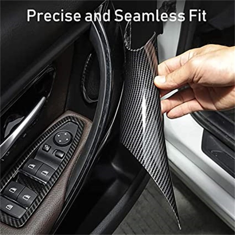 Carbon Fiber Door Handle Cover Driver Side Passenger Side Doors Pull Handles Covers For BMW 3 4 Series 320i 328i 330i 335i F30 F31 428i 435i F32 F36 P
