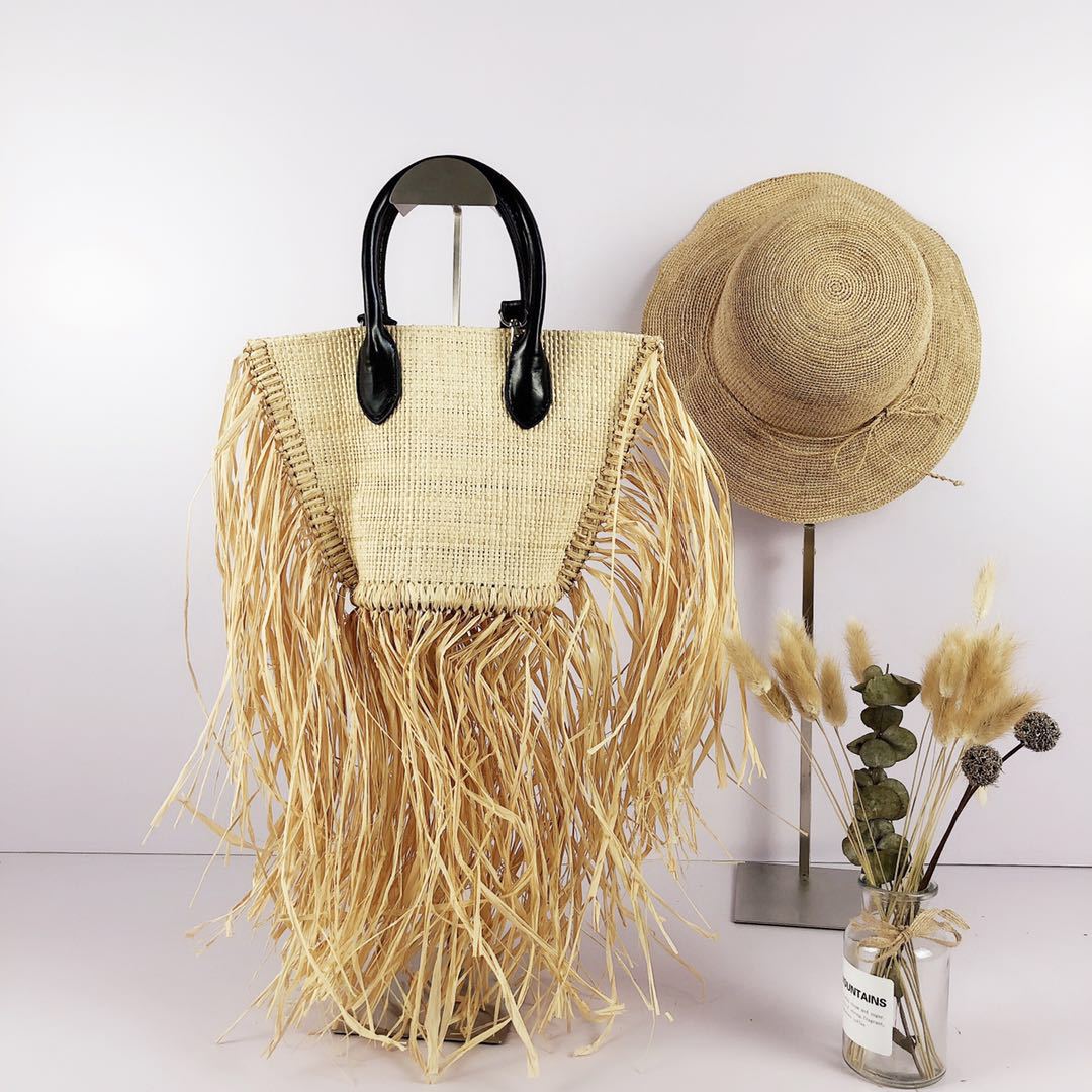 HBP Brand Straw Tassel Bag Fashion Rattan Weave Ladies Handbag Famous Designer Handmade Shoulder Messenger Bags Summer Beach Purse Tote, Black
HBP Brand Straw Tassel Bag Fashion Rattan Weave Ladies Handbag Famous Designer Handmade Shoulder Messenger Bags Summer Beach Purse Tote, Black