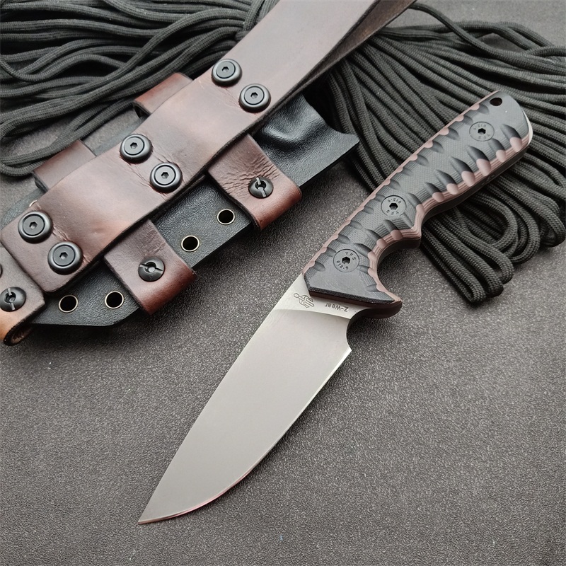 High End Survival Straight Knife Z-Wear Grey Titanium Coated Drop Point Blade Full Tang G10 Handle Fixed Blades Knives With Kydex
High End Survival Straight Knife Z-Wear Grey Titanium Coated Drop Point Blade Full Tang G10 Handle Fixed Blades Knives With Kydex
