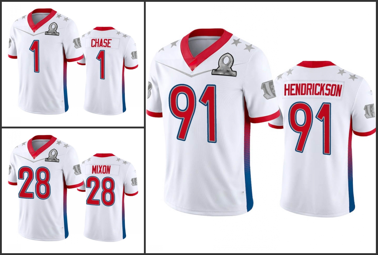 Cincinnati''Bengals''Men #28 Joe Mixon 1 Ja'Marr Chase 91 Trey Hendrickson Women Youth Custom White Game 2022 NFC P, Black;red
Cincinnati''Bengals''Men #28 Joe Mixon 1 Ja'Marr Chase 91 Trey Hendrickson Women Youth Custom White Game 2022 NFC P, Black;red