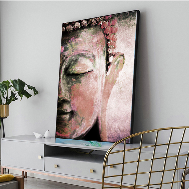 Canvas Paintings Buddha Art Wall Pictures For Living Room Modern Posters Prints Buddha Decorative Pictures Unframed