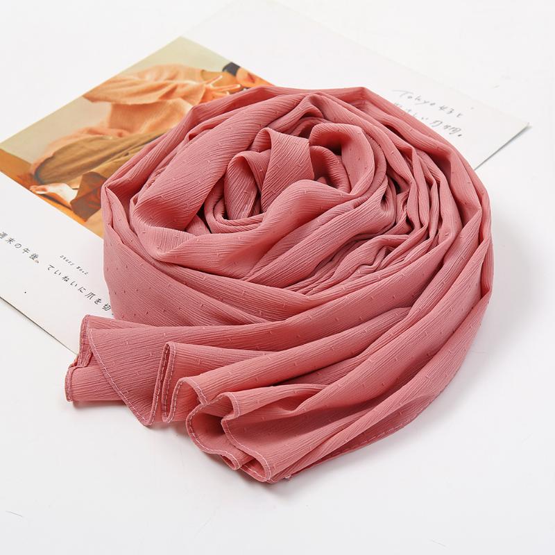 Scarves Women Plain Crinkle Chiffon Dot Hijab Scarf Pleated Shawl Muslim Fashion Headscarf Islamic Turbans Maxi Head Wraps, Blue;gray
Scarves Women Plain Crinkle Chiffon Dot Hijab Scarf Pleated Shawl Muslim Fashion Headscarf Islamic Turbans Maxi Head Wraps, Blue;gray