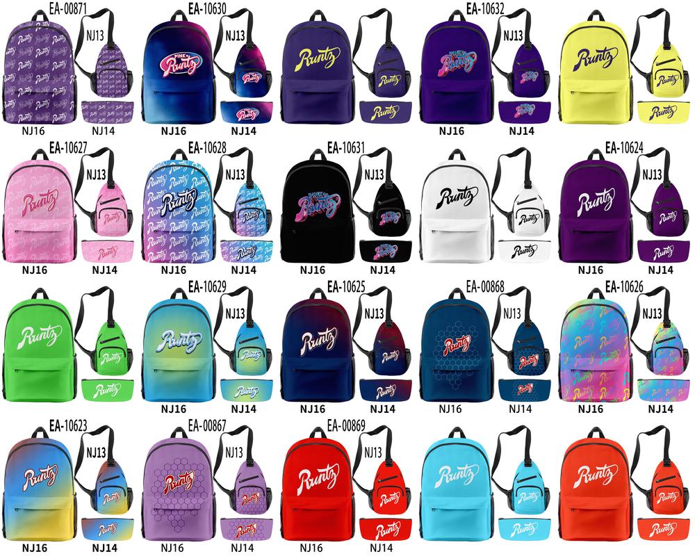 Runtz 3d Backpacks 3pcs/set Notebook For Women Blue Shoulder Bags Boys Knapsack Green Red Smell Proof Purple Yellow Brown qyllxL, Customize
Runtz 3d Backpacks 3pcs/set Notebook For Women Blue Shoulder Bags Boys Knapsack Green Red Smell Proof Purple Yellow Brown qyllxL, Customize