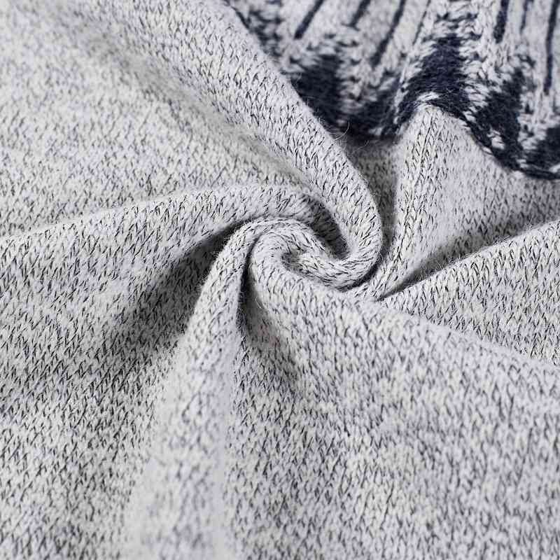 Knitted Autumn Winter Fashion Mens Cardigan Zipper Sweater Casual Patchwork Thick Full Zip Knitwear Coat Male Pattern Style 210518