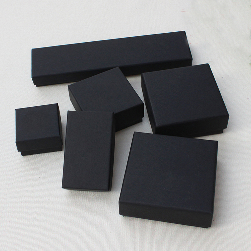 Jewelry Gift and Retail Boxes Black Kraft Packing Bracelet & Necklace Ring Ear Nail Box Christmas Year Customize 10 size Select
Jewelry Gift and Retail Boxes Black Kraft Packing Bracelet & Necklace Ring Ear Nail Box Christmas Year Customize 10 size Select