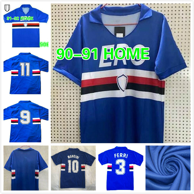 89 90 91 Sampdoria Mancini viali Home Retro SOCCER Jersey 1989 1990 1991 maglie Da Calcio VIALLI 9 vintage classic football shirt, Orange
89 90 91 Sampdoria Mancini viali Home Retro SOCCER Jersey 1989 1990 1991 maglie Da Calcio VIALLI 9 vintage classic football shirt, Orange