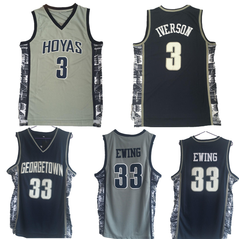 Mens Georgetown Hoyas Iverson College Jersey 3 Allen 33 Patrick Ewing University Basketball Shirt Good Stitched Jerseys answer, Colour 1
Mens Georgetown Hoyas Iverson College Jersey 3 Allen 33 Patrick Ewing University Basketball Shirt Good Stitched Jerseys answer, Colour 1