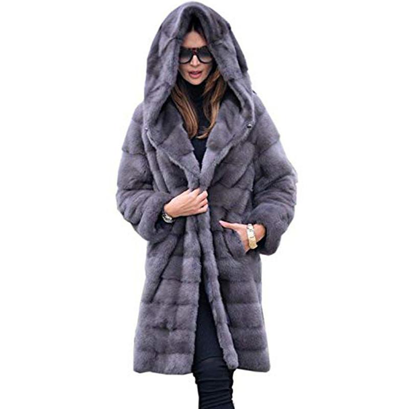 Women's Fur & Faux Winter Long Coat Women Solid Color Loose Plush Hooded Imitation Jacket High Quality Warm Teddy Female L62, Black
Women's Fur & Faux Winter Long Coat Women Solid Color Loose Plush Hooded Imitation Jacket High Quality Warm Teddy Female L62, Black
