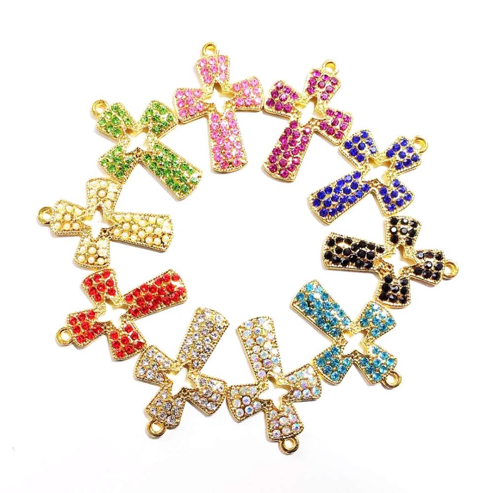 10pcs Crystal Cross charms for women DIY jewelry Necklace Bracelet Keychain Handmade accessories
10pcs Crystal Cross charms for women DIY jewelry Necklace Bracelet Keychain Handmade accessories