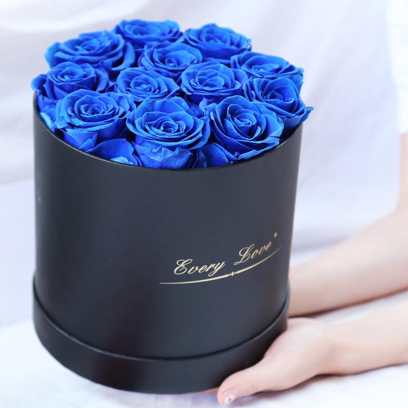 High Quality 12pcs 45CM Preserved Eternal Roses With Box Year Valentine039s Gifts Forever Everlasting Rose Wedding Decoration 7185556