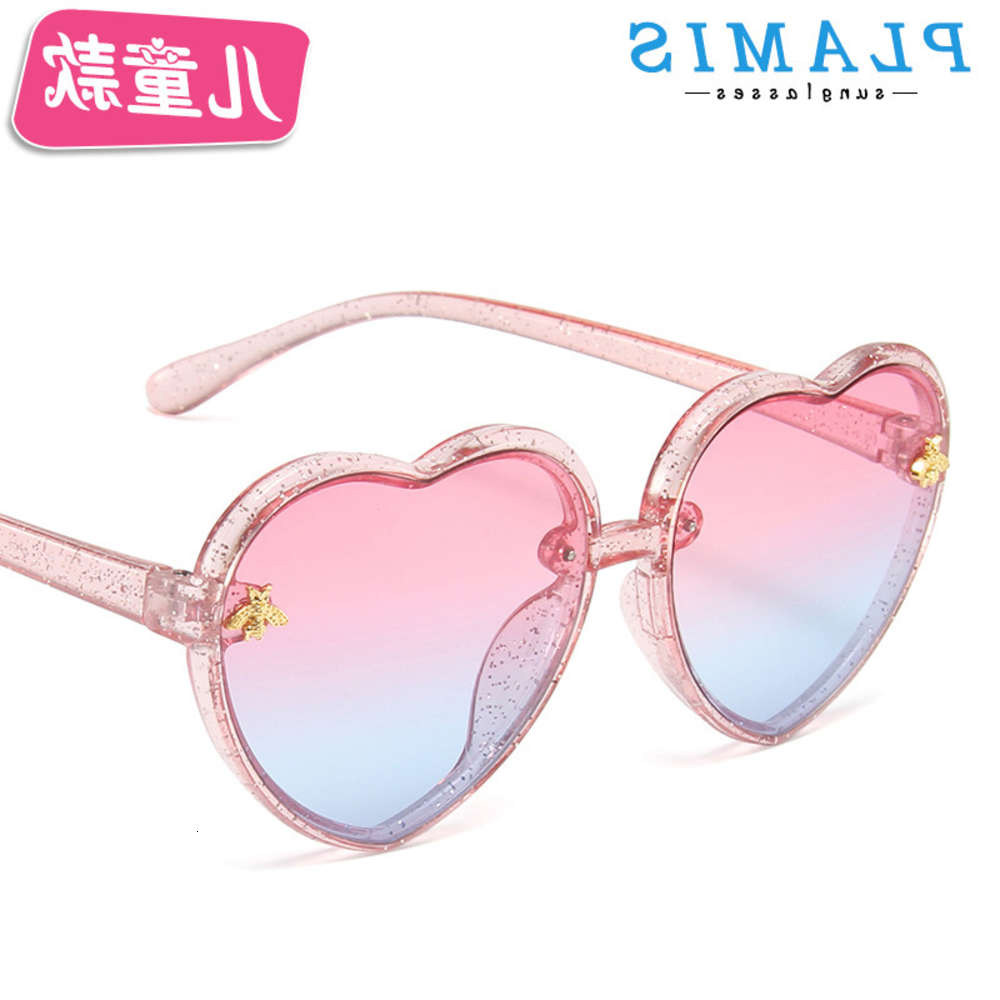 sunglasses Children's love bright color heart personality bee Sunglasses Women's fashion glasses, Blue
sunglasses Children's love bright color heart personality bee Sunglasses Women's fashion glasses, Blue