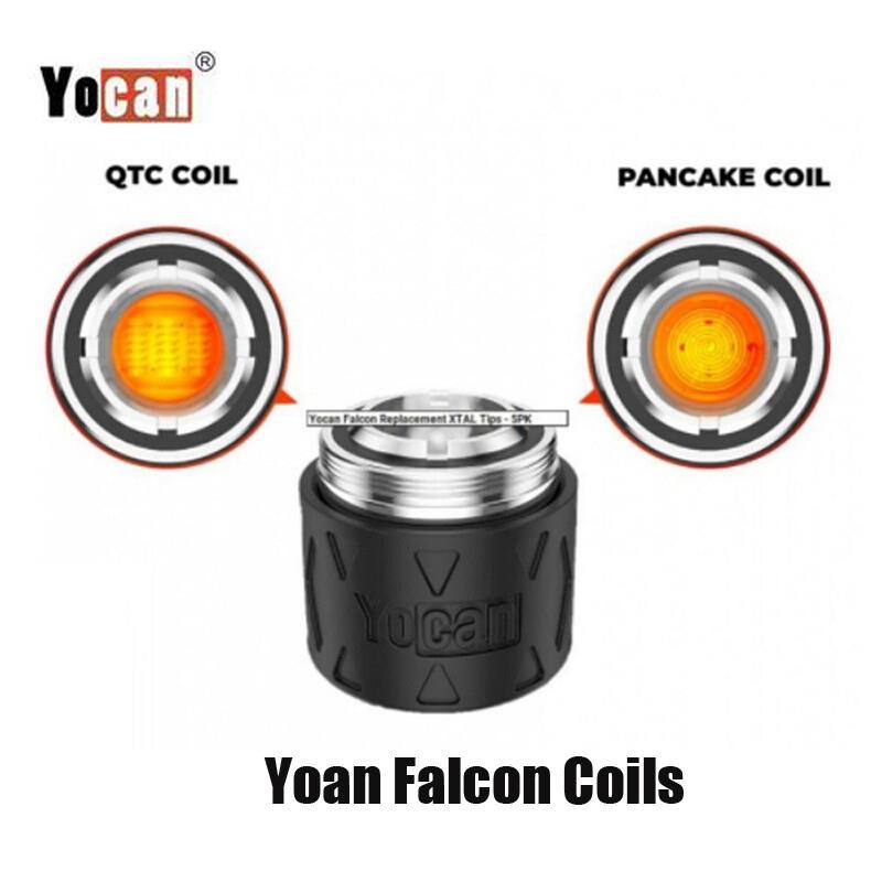 Original Yocan Falcon Coil Head QTC Quatz Triple Pancake Replacement Coils Atomizer Core For Wax Concentrate Dab Device Kit
Original Yocan Falcon Coil Head QTC Quatz Triple Pancake Replacement Coils Atomizer Core For Wax Concentrate Dab Device Kit