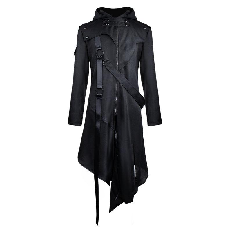 Men Long Sleeve Steampunk Victorian Tailcoat Jacket Gothic Belt Swallow-Tail Coat Cosplay Costume Vintage Halloween Uniform Men' Trench Coa, Black
Men Long Sleeve Steampunk Victorian Tailcoat Jacket Gothic Belt Swallow-Tail Coat Cosplay Costume Vintage Halloween Uniform Men' Trench Coa, Black