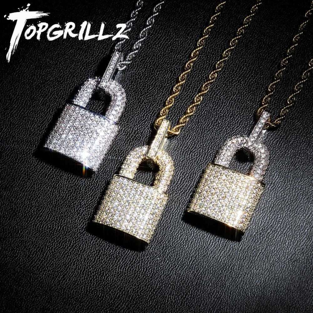 TOPGRILLZ Hip Hop Lock Pendant Iced Out Bling Cubic Zircon Necklace Men Jewelry Charm
TOPGRILLZ Hip Hop Lock Pendant Iced Out Bling Cubic Zircon Necklace Men Jewelry Charm