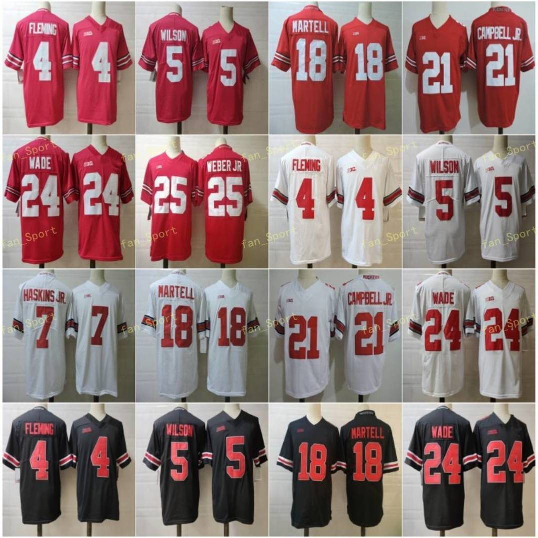 18 Tate Martell Ohio State Buckeyes 7 Dwayne Haskins 4 Julian Fleming 24 Shaun Wade 5 Garrett Wilson 21 Parris Campbell 25 Mike Weber Tatum, As
18 Tate Martell Ohio State Buckeyes 7 Dwayne Haskins 4 Julian Fleming 24 Shaun Wade 5 Garrett Wilson 21 Parris Campbell 25 Mike Weber Tatum, As