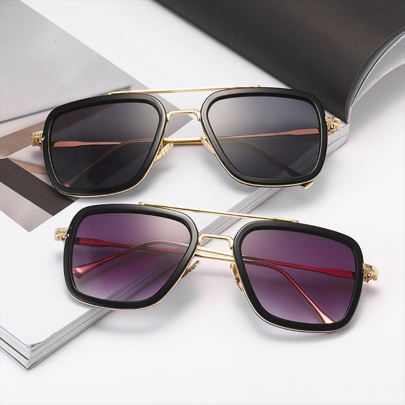 Tony Stark Ion Man Square Sunglasses Trendy Punk Sun Glasses For Men Vintage Metal Frame Retro Shades Gradient Eyeglasses
Tony Stark Ion Man Square Sunglasses Trendy Punk Sun Glasses For Men Vintage Metal Frame Retro Shades Gradient Eyeglasses