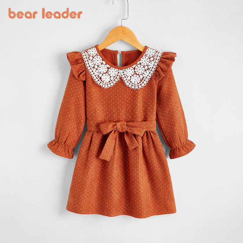 Bear Leader Baby Girls Princess Sweet Dresses Kids Girl Polka Dot Costumes Chidlren Lace Ruffles Sashes Vestidos For 2-6Y 210708, Ah5508brown
Bear Leader Baby Girls Princess Sweet Dresses Kids Girl Polka Dot Costumes Chidlren Lace Ruffles Sashes Vestidos For 2-6Y 210708, Ah5508brown