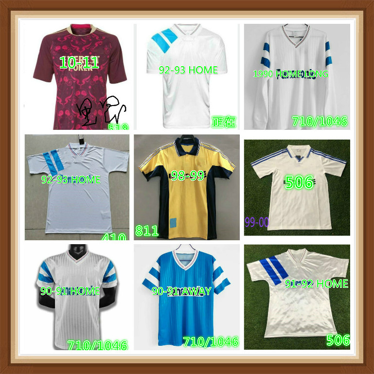 Maillot de foot Marseille retro soccer jersey 1990 1991 1992 1993 1998 1999 2000 DESCHAMPS PIRES Classic vintage Football Shirt BOLI PAYET PAPIN, Black;yellow
Maillot de foot Marseille retro soccer jersey 1990 1991 1992 1993 1998 1999 2000 DESCHAMPS PIRES Classic vintage Football Shirt BOLI PAYET PAPIN, Black;yellow