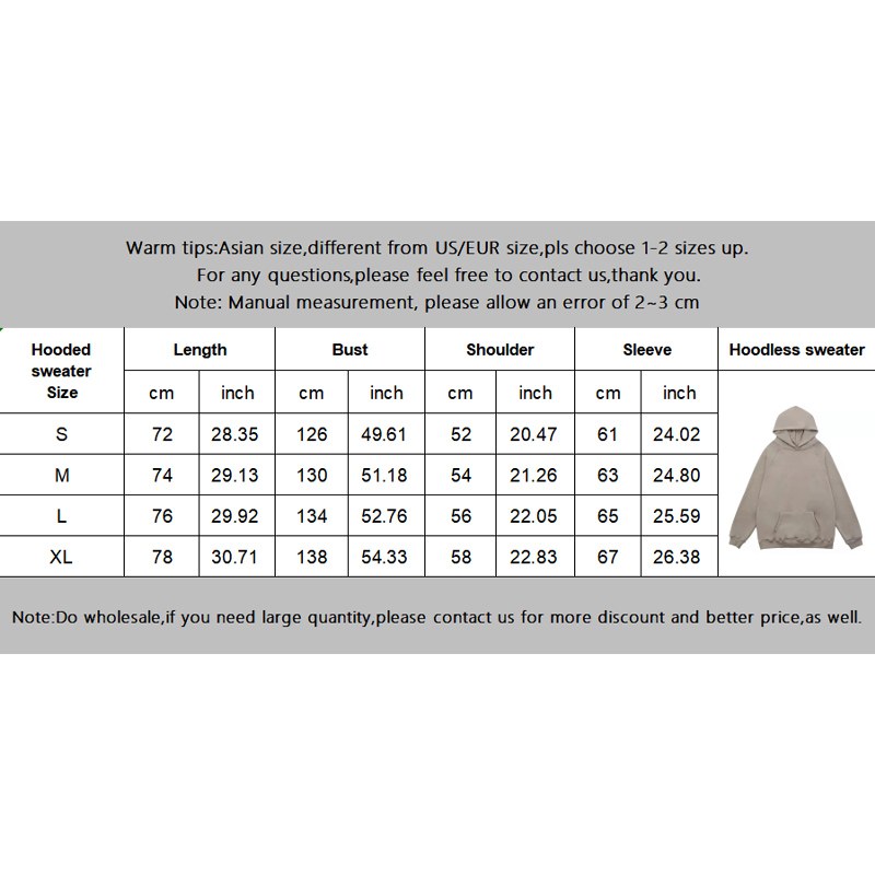Unisex Hoodies Man Pullover Top Women Long Sleeve O Neck Warm Letter Pattern Hooded Casual Coat Hip Hop Style Streetwear Fashion Ins Style